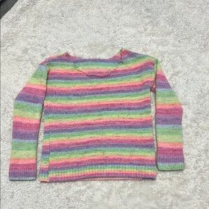 Colorful Striped Women's Sweater